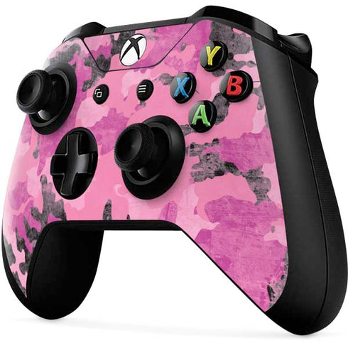 Pink Camouflage Xbox One X Controller Skin