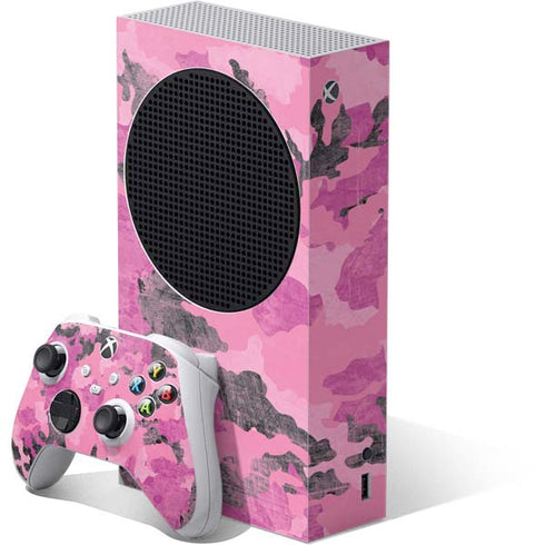 Pink Camouflage Xbox Series S Skins