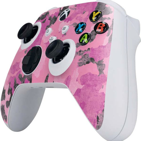 Pink Camouflage Xbox Series S Controller Skin