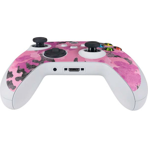 Pink Camouflage Xbox Series S Controller Skin
