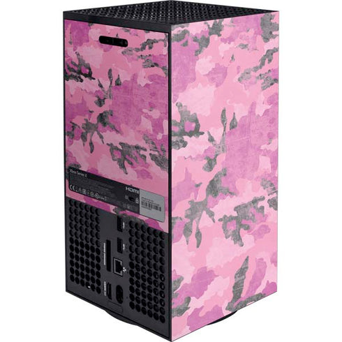 Pink Camouflage Xbox Series X Console Skin