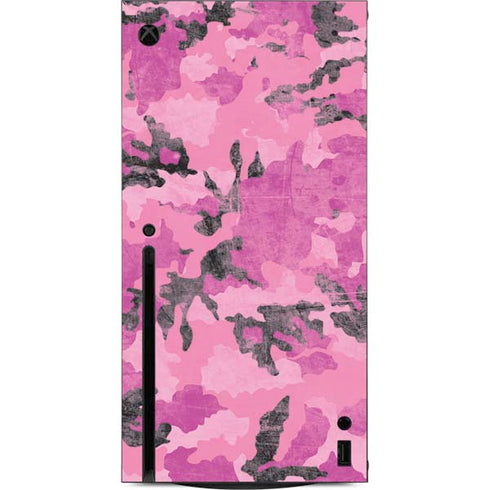 Pink Camouflage Xbox Series X Console Skin