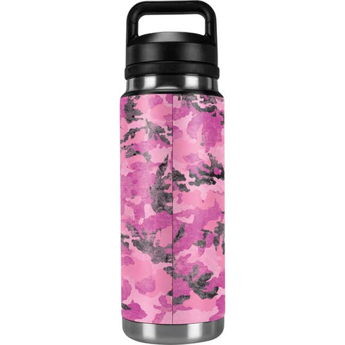 Pink Camouflage YETI Rambler 26oz Bottle Skin