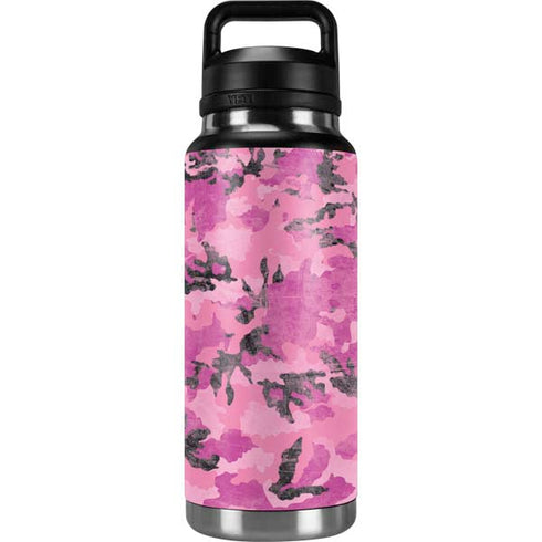 Pink Camouflage YETI Rambler 36oz Bottle Skin