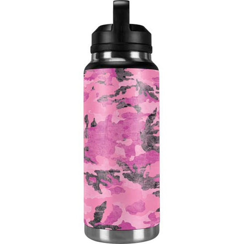 Pink Camouflage YETI Rambler 36oz Bottle Skin