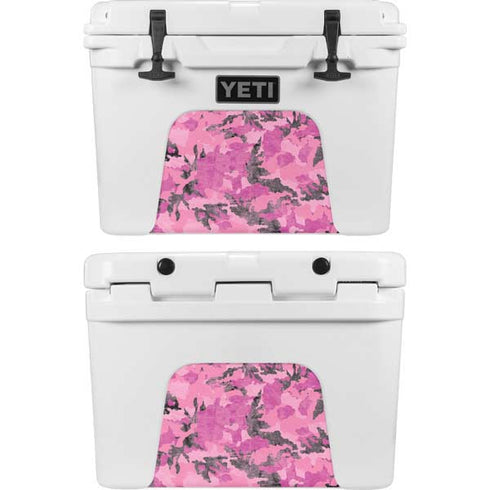 Pink Camouflage YETI Tundra 35 Hard Cooler Skin