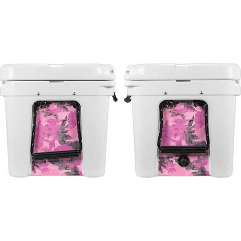 Pink Camouflage YETI Tundra 35 Hard Cooler Skin