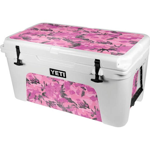 Pink Camouflage YETI Tundra 65 Hard Cooler Skin