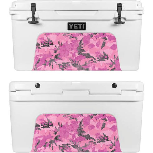Pink Camouflage YETI Tundra 65 Hard Cooler Skin