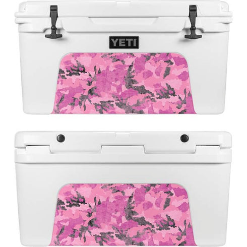Pink Camouflage YETI Tundra 75 Hard Cooler Skin