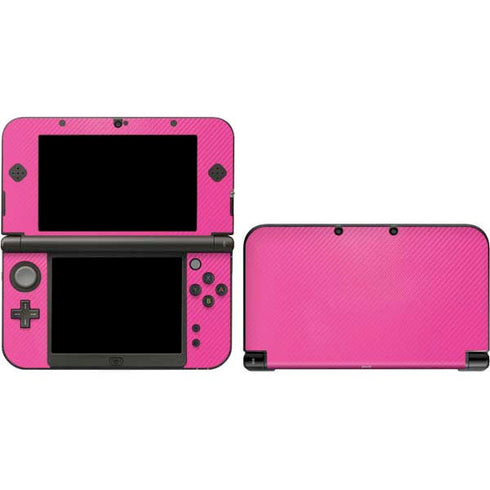 Pink Carbon Fiber Specialty Material 3DS XL 2015 Skin