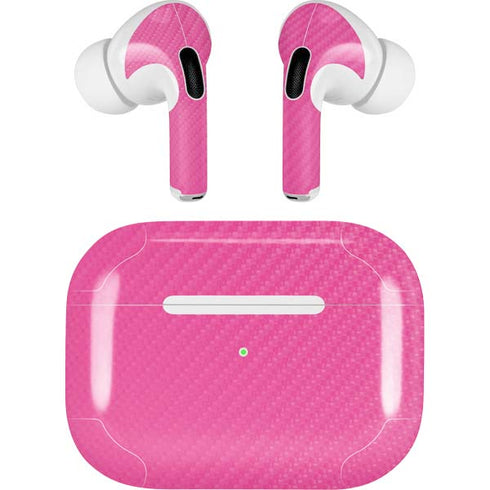 Pink Carbon Fiber Specialty Material AirPods Pro 2nd Gen Skin