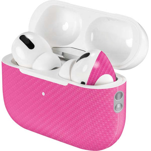 Pink Carbon Fiber Specialty Material AirPods Pro 2nd Gen Skin