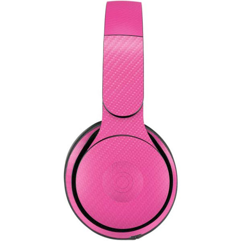 Pink Carbon Fiber Specialty Material Beats Solo Pro Skin