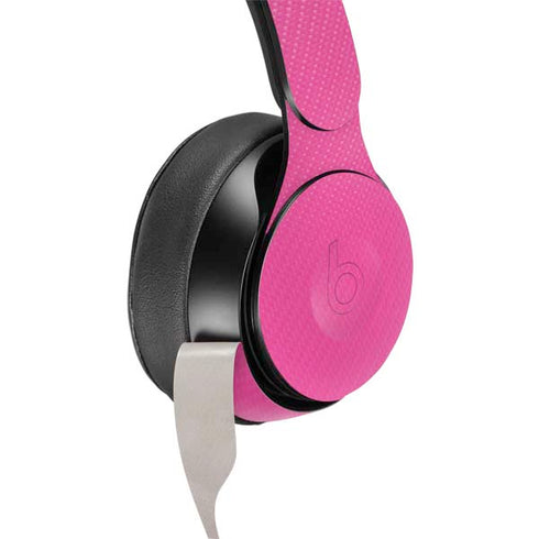 Pink Carbon Fiber Specialty Material Beats Solo Pro Skin