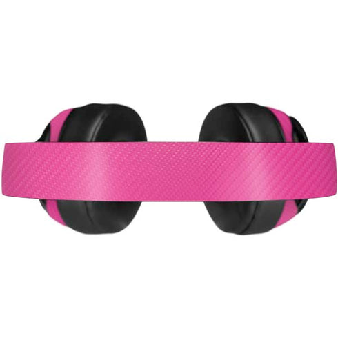 Pink Carbon Fiber Specialty Material Beats Solo Pro Skin
