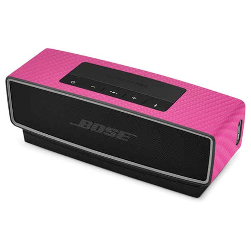 Pink Carbon Fiber Specialty Texture Material Bose SoundLink Mini Speaker II Skin