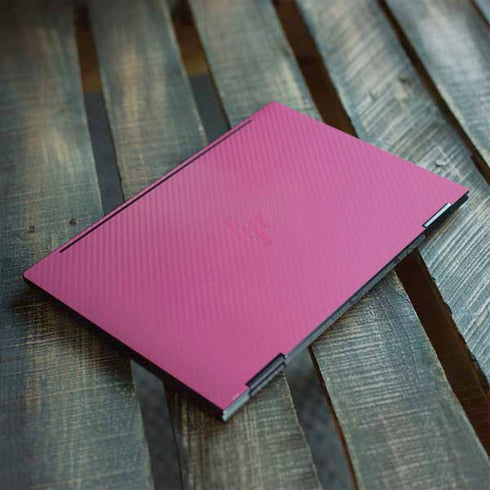 Pink Carbon Fiber Specialty Texture Material HP Envy Skin