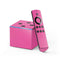 Pink Carbon Fiber Specialty Material Fire TV Cube Skin