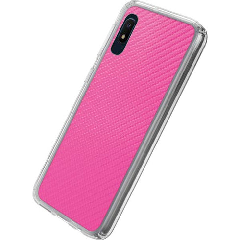 Pink Carbon Fiber Specialty Material Galaxy A10e Clear Case