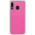 Pink Carbon Fiber Specialty Material Galaxy A20 Clear Case