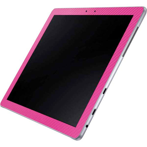 Pink Carbon Fiber Specialty Material Galaxy Book 12in Skin
