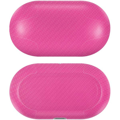 Pink Carbon Fiber Specialty Material Galaxy Buds Plus Skin