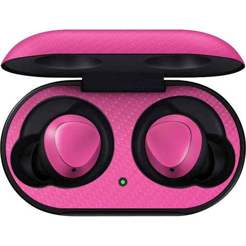 Pink Carbon Fiber Specialty Material Galaxy Buds Skin