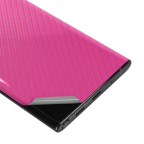Pink Carbon Fiber Specialty Material Galaxy Note 10 Plus Skin