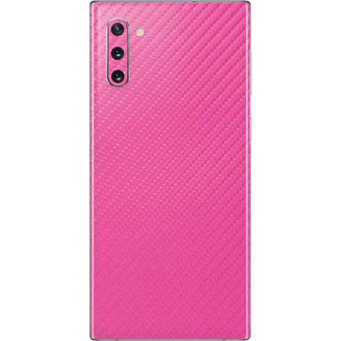 Pink Carbon Fiber Specialty Material Galaxy Note 10 Skin
