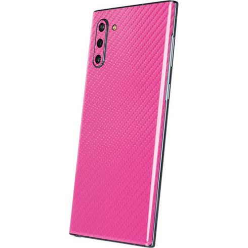 Pink Carbon Fiber Specialty Material Galaxy Note 10 Skin