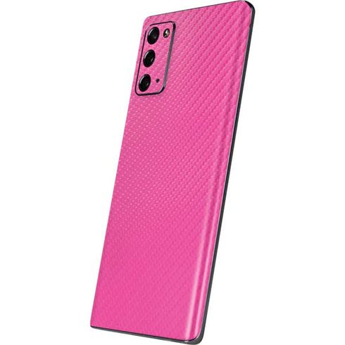 Pink Carbon Fiber Specialty Material Galaxy Note20 5G Skin