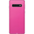 Pink Carbon Fiber Specialty Material Galaxy S10 Skin