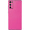 Pink Carbon Fiber Specialty Material Galaxy S20 Fan Edition Skin