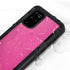 Pink Carbon Fiber Specialty Material Galaxy S20 Plus Waterproof Case