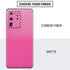 Pink Carbon Fiber Specialty Material Galaxy S20 Ultra 5G Skin