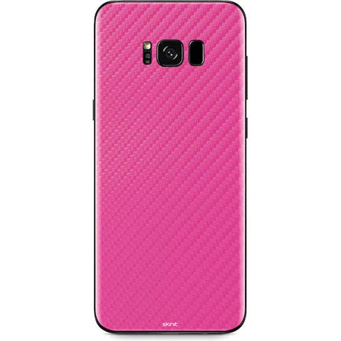 Pink Carbon Fiber Specialty Material Galaxy S8 Plus Skin