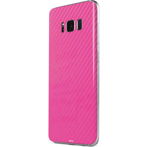 Pink Carbon Fiber Specialty Material Galaxy S8 Plus Skin