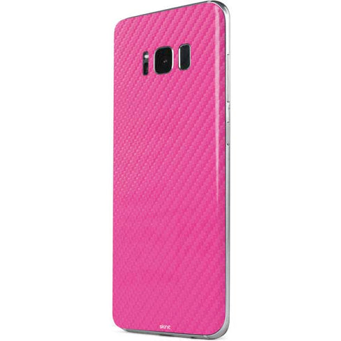 Pink Carbon Fiber Specialty Material Galaxy S8 Skin