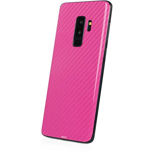 Pink Carbon Fiber Specialty Material Galaxy S9 Plus Skin