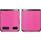 Pink Carbon Fiber Specialty Material Galaxy Z Flip Skin