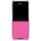 Pink Carbon Fiber Specialty Material Galaxy Z Flip5 5G Clear Case