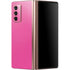 Pink Carbon Fiber Specialty Material Galaxy Z Fold2 5G Skin