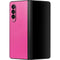 Pink Carbon Fiber Specialty Material Galaxy Z Fold3 5G Skin