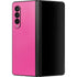 Pink Carbon Fiber Specialty Material Galaxy Z Fold3 5G Skin
