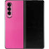 Pink Carbon Fiber Specialty Material Galaxy Z Fold3 5G Skin