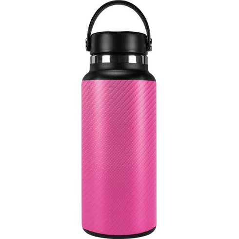 Pink Carbon Fiber Specialty Texture Material Hydro Flask 32oz Wide Mouth Skin