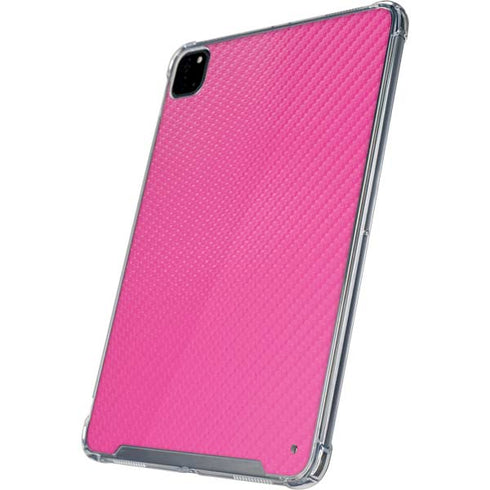 Pink Carbon Fiber Specialty Material iPad Pro 12.9in (2020) Clear Case