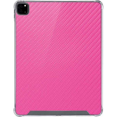 Pink Carbon Fiber Specialty Material iPad Pro 12.9in (2020) Clear Case