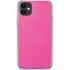 Pink Carbon Fiber Specialty Texture Material iPhone 11 Clear Case